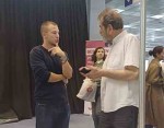 Drugi dan Sajma knjiga na štandu Veritasa, 26. 10. 2025. Foto: DIC Veritas Drugi dan Sajma knjiga na štandu Veritasa, 26. 10. 2025. Foto: DIC Veritas