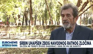 Savo Štrbac o hapšenju Živka Zagorca, 27.10.2025. Foto: EuroNews, screenshot Savo Štrbac o hapšenju Živka Zagorca, 27.10.2025. Foto: EuroNews, screenshot