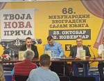 Promocije novih izdanja DIC Veritas drugog dana Sajma knjiga, 26. 10. 2025. Foto: DIC Veritas Promocije novih izdanja DIC Veritas drugog dana Sajma knjiga, 26. 10. 2025. Foto: DIC Veritas