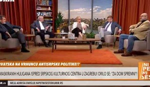 Hrvatska na vrhuncu antisrpske politike, 18. 11. 2025. Foto: TV Kurir, Youtube, screenshot