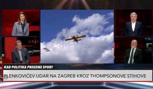 Plenkovićev udar na Zagreb kroz Tompsonove stihove, 2.2.2026. FotoL Kurir TV, screenshot