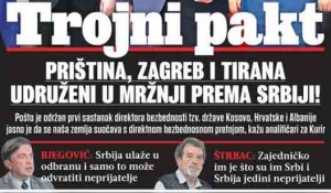 Hrvatska, Albanija, Kosovo* ujedinjeni u mržnji prema Srbiji... 5.2.2026. Foto: Kurir, screenshot,promo