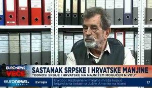 Sastanak srpske i hrvatske manjine u Beogradu, 10. 2. 2026. Foto: Euronews Srbija, screenshot
