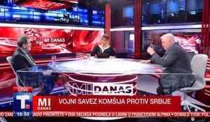 Mi Danas - Vojni savez Zagreba, Prištine i Albanije protiv Srbije, 17.2.2026. Foto: Tanjug TV, screenshot