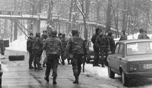 Hrvatski specijalci na Plitvicama, 31. 3. 1991. Foto: Ministartvo unutarnjih poslova Hrvatske, sa odobrenjem