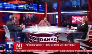 Mađar hoće da uhapsi Netanjahua? – Savo Štrbac i Lea Kummer, 22. 4. 2026. Foto: Tanjug, Youtub, screenshot