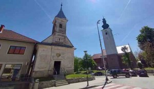 Hram Svetog Jovana Krstitelja u Križu, kod Ivanić Grada Foto: SPC