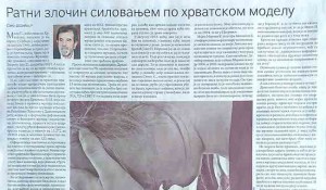Savo Štrbac: Ratni zločin silovanjem po hrvatskom modelu, 26.5.2026. Foto: politika, snimak