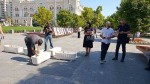 Banjaluka: Jutarnje paljenje sveća pred Hramom Hrista Spasitelja 4. avgust 2026. Foto: DIC Veritas