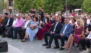 Sjećanje na žrtve "Oluje": Da se ne zaboravi marama plava, 3.8.2026. Foto: BN TV
