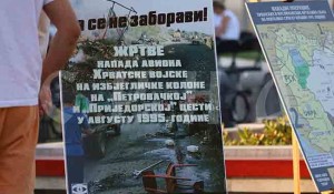 Izložba „Da se ne zaboravi - stranje srpskih izbjeglica na Petrovačkoj cesti i Svodni“ Foto: SRNA