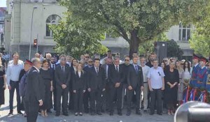 Banja Luka: Položeni vijenci za stradale krajiške Srbe u akciji "Oluja", 4.8.2026. Foto: BN Televizija