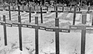 Groblje u Kninu,septembar 1995. Foto: Politika, DIC Veritas